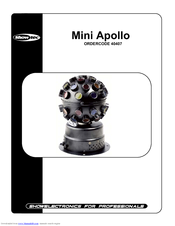 Showtec Mini Apollo User Manual
