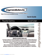 Myron & Davis NV8TCM1 Quick Manual