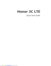 Huawei H30-U10 Honor 3C Quick Start Manual