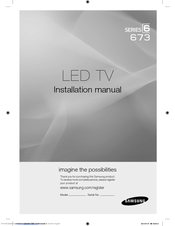 Samsung HG28NC673 Installation Manual