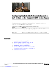 Cisco ASR 9000 Series Configuring Network Settings