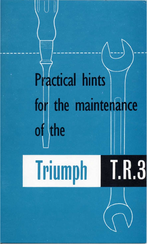 TRIUMPH TR3 Instruction Book