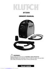 Klutch ST200i Owner's Manual
