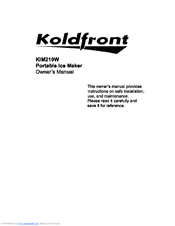 Koldfront KIM210W Owner's Manual