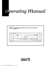 Inter-m CD-3500 Operating Manual