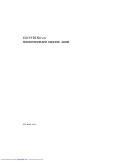 Silicon Graphics SGI 1100 Maintenance And Upgrade Manual