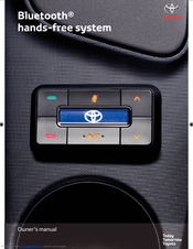 Toyota Bluetooth hands-free system Owner's Manual