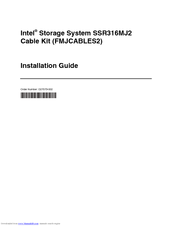 Intel FMJCABLES2 Installation Manual