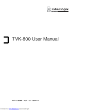 Interlogix TVK-800 User Manual