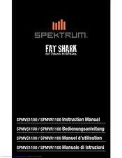 Spektrum Fat Shark SPMVS1100 Instruction Manual