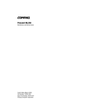 Compaq ProLiant ML350 Maintenance And Service Manual
