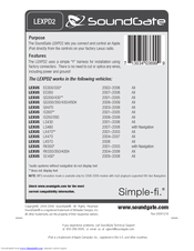 SoundGate LEXPD2 User Manual