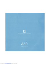 Dolby Laboratories A60 Setup Manual