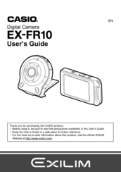 Casio Exilim EX-FR10 User Manual