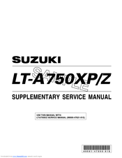 Suzuki LT-A750XP/Z Supplementary Service Manual