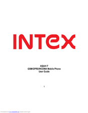 Intex Aqua i7 User Manual