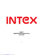 Intex AQUA HD User Manual