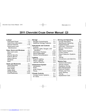 Chevrolet 2011 Cruze Owner's Manual