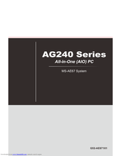 MSI Adora22 Series User Manual