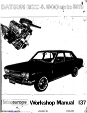 Datsun up to I970 Workshop Manual