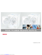 Bosch WFMC3200UC Training Manual