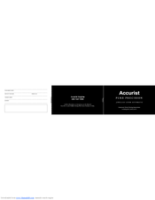 Accurist MB916 Setting Instructions Manual