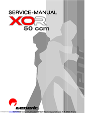 Generic XOR 50 ccm Service Manual