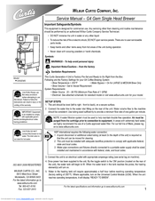 Curtis G4GEMS Service Manual