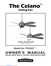 Fanimation The Celano FP5420xx Owner's Manual