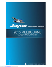 Jayco 2015 MELBOURNE User Manual