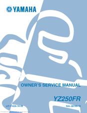 Yamaha YZ250F(R) Owner's Service Manual