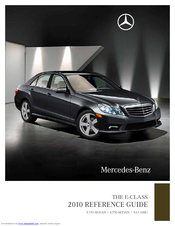 Mercedes-Benz 2010 E550 Sport Coupe Reference Manual