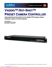 Vaddio HOT-SHOT Installation And User Manual