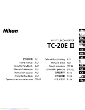 Nikon AF-S TC-20E III User Manual