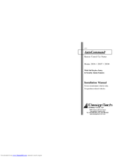 AutoCommand 20037 Installation Manual