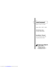 AutoCommand 20038 Installation Manual