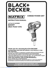 Black & Decker BDEDMT Instruction Manual
