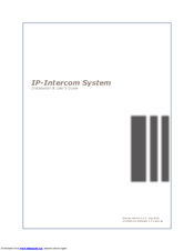 Axia IP-Intercom System Installation & User Manual