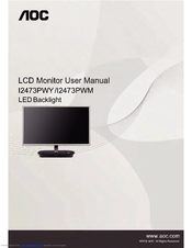 AOC I2473PWM User Manual