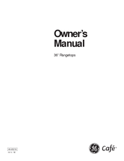 GE cafe ZGU486LR Owner's Manual