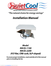 QuietCool RM ES-1100 Installation Manual
