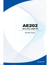 MSI AE202 User Manual