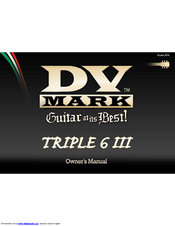 DV Mark Triple 6 III Owner's Manual