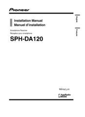 Pioneer SPH-DA120 Installation Manual