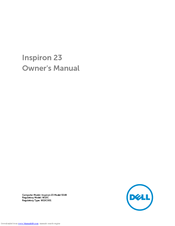 Dell Inspiron 23 Owner's Manual