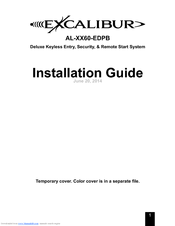 Excalibur AL-XX60-EDPB Installation Manual