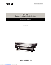 Seiko I Infotech IP-7900 Installation Manual