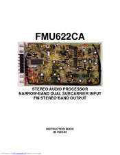 FM Systems FMU622CA Instruction Book
