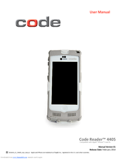 Code Code Reader 4405 User Manual