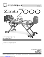 Basic American Zenith 7000 Instructions For Use And Service Manual